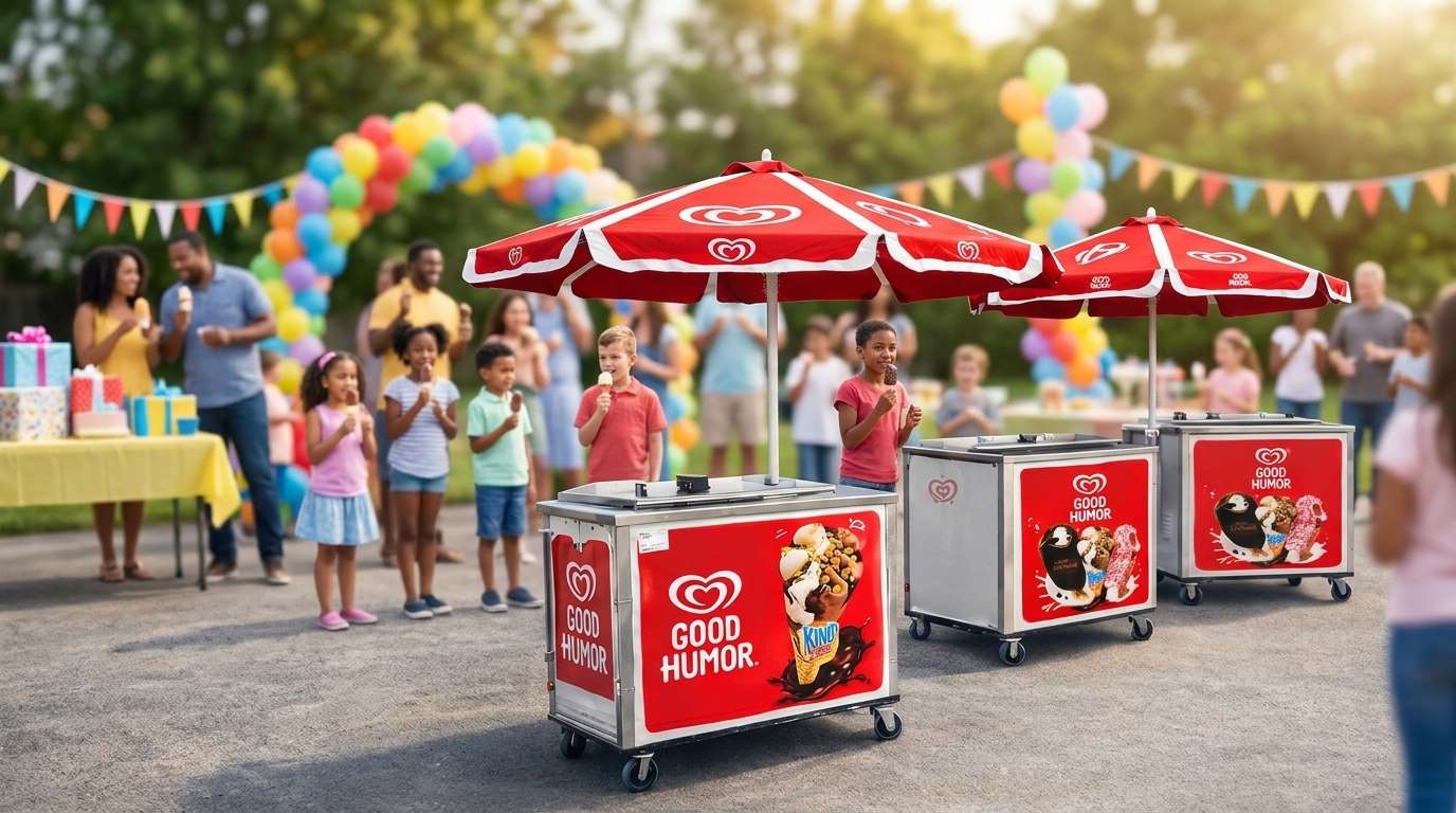 The Scoop Squad serving ice cream at an event